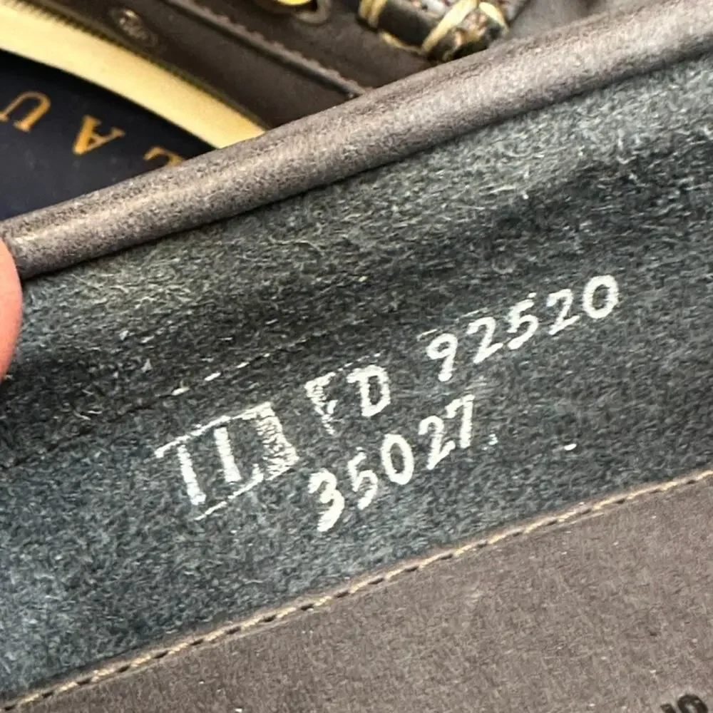 NIB Rancourt & Co. x Polo Ralph Lauren Telford Boat Shoe Blue NOS Maine USA 11 D